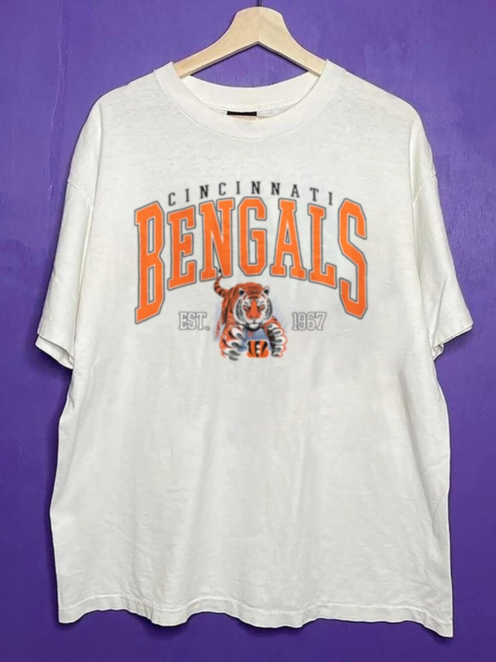 Vintage Cincinnati Bengals Unisex Shirt, Retro NFL Bengals Football Unisex Shirt